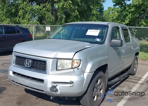 2007 Honda Ridgeline Rtx from USA, damaged, VIN 2HJYK16377H531475